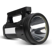 Lampe Torche LED Ultra Puissante, 10800mAH/15000 Lumens Lampe de Poche Rechargeable, Étanche IPX4, 6 Modes USB Torche