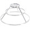 DIY metal lampshade frame pendant chandelier replacement 3