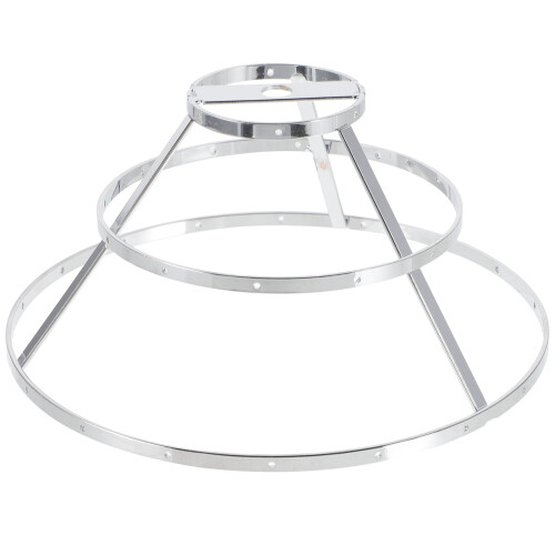DIY metal lampshade frame pendant chandelier replacement 2