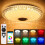 72W LED Crystal Ceiling Light with Bluetooth Speaker, Remote Control, APP Control, Color Changing, 40cm YYV 1