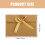 Kraft Paper Envelopes Vintage Style 50 pcs 2
