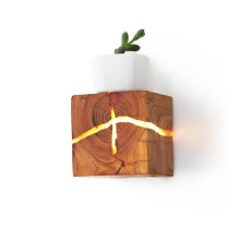 Applique murale - MOTHINESSTO - LY14 - LED - Intérieur - Marron - Design contemporain