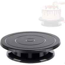 Περιστρεφόμενη βάση για κέικ - HAUTSTORE - 27cm - Μαύρο - Αξεσουάρ ψησίματος - Ανθε