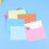 Mini Envelopes Assorted Colors 100 Pieces 4.5x3.2 Inches 2