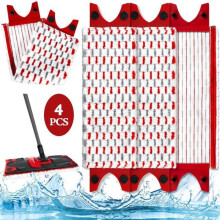 Vileda Ultramax kompatible Wischmopps – Ersatzmoppbezug-Set – Extra großer Moppbezug