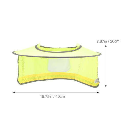 Hard Hat Sun Shade Cover with Neck Protection Set 2