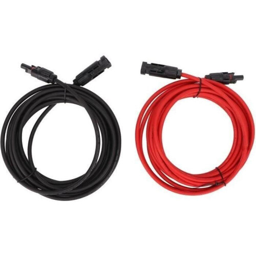 Solar cable extension - PZCC - 4mm - 4m - MC4 connector - 1500V