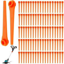Verpakking van 100 messen van 70 mm voor Gardena 9823 9825 9820 9821 trimmers