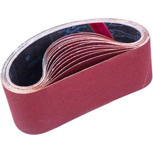 Λειαντική ταινία 75 x 457 mm, μεικτός κόκκος 80120150240400 για τριβεία, σετ 15 τεμαχίω