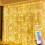 LED Light Curtains - 3m x 3m String Lights - 300 LEDs - Remote Control - 8 Flashing Modes 1