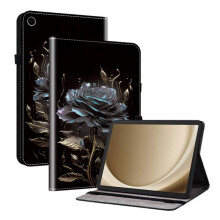 Etui na tablet Samsung Galaxy Tab A9+/A9 PLUS 11", z miejscem na kartę, etui ochronne, czarne róże