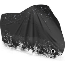Wasserdichte, kälte- und wetterbeständige Motorradabdeckung 210T (L-220x95x110cm)