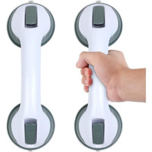 PCS Ventouse de Poignée Douche Poignée de Sécurité Portable Poignées de Douche Sans Perçage Barres d'appui de Salle de Bain