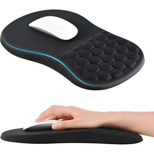 Εργονομικό Mouse Pad - Ulisem - Αφρός μνήμης - Αντιολισθητική βάση - Σχεδιασμός μα