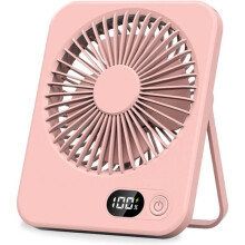 Bureauventilator - TANDE - Mini Stil - USB - Kantelbaar - Roze