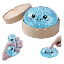 Squishy Dumpling XXL Anti-Stress Toy Glitter Gel Filling Rapid Rebound Multicolor Stress Relief for Kids Adults