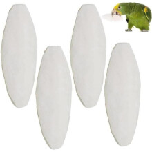 4 stuks vogel-sepia's, natuurlijke sepia's, calcium kauwmolaren voor reptielen, schildpadden, slakken en kleine dieren (12 cm)