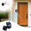 Solar Alarm System Weatherproof Outdoor Motion Sensor with 5