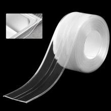 Bande Etancheite Autocollante,Joint Salle de Bain Transparent,Bande d'Étanchéité Autocollante,Ruban de Calfeutrage Anti Moisissure