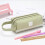 Quinlirra Pencil Box Plastic Double-Layer Dark Gray 8