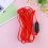 Chinese elastic jump rope red adjustable 2.8m 5