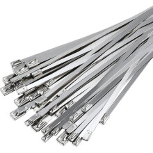 Set van 50 roestvrijstalen kabelbinders, 300 mm x 4,6 mm