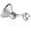 Support de Douche - Mural - Orientable 360 - Cuivre - Finition Chromée 1
