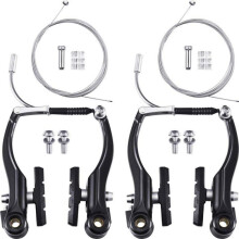 sets fietsremmen, vervangende fietsremmen voor mountainbikes, en 2 mountainbike-remkabels