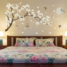Stickers Muraux 187 * 128 Cm Grand Taille Arbre Stickers Muraux Fleur Home Decor Papiers Peints