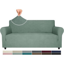 Copridivano a 2 posti - Universale - Elasticizzato - Verde - Protezione per cani