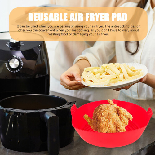 Silicone Air Fryer Baking Tray 2 pcs 2