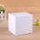 White Square Gift Boxes for Cupcakes 10 pcs 12x12x12 cm 3