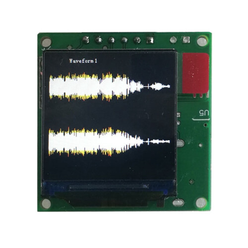 Modul hudebního spektrálního analyzátoru LCD audio VU metr 1,3 palce 2
