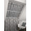 Utdragbar gardinstång, borrfri montering, diameter, längd 55-90 cm, vit 5