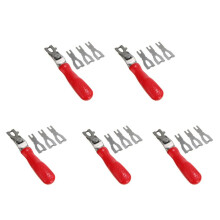 5X 15 Blade Vinyl Flooring Welding Cutting Kit Floor Crafts Carpet Trimming Skiving Cutting Tools