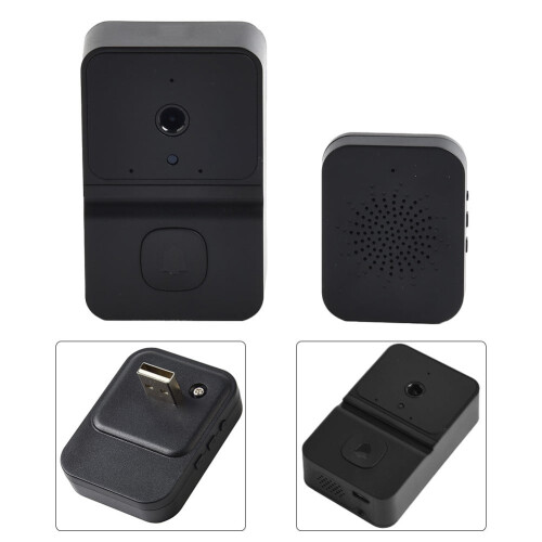 Wireless Wi-Fi Video Doorbell Security Camera 1pc 1
