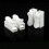 Συνδετήρας σύρματος push10A220V2-pin λευκό100 τεμάχια 3