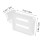 Πλαστικό διαχωριστικό πόρτας ψυγείου PP White4Sets 2