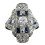 Women's Topaz Sapphire Ring Hollow Design 1 Pc 2