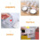 Πλαστικό διαχωριστικό πόρτας ψυγείου PP White4Sets 6
