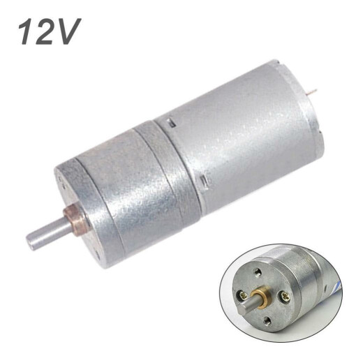 JGA25-370 DC Geared Motor 12V High Torque 2