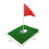 Putter Pad Room Decor with Simulated Green 1pc 2