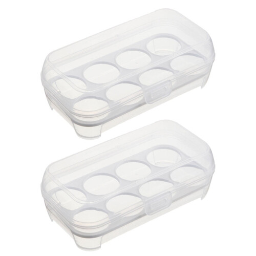Eease Äggfack för Kylskåp, 8 Rutnät, 2-pack 1
