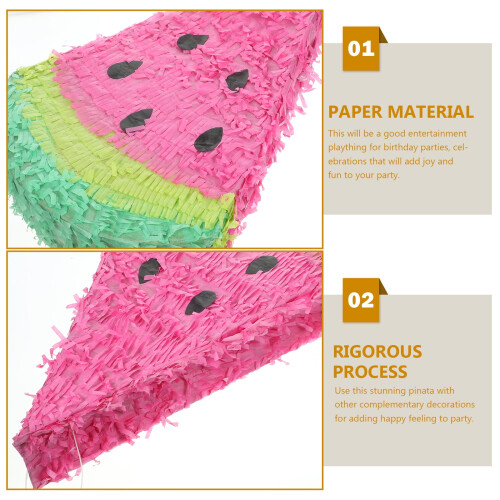 Watermelon Slice Piñata for Summer Parties 1