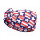 Patriotic flag headband star stripe print elastic knotted 2