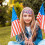 Patriotic flag headband star stripe print elastic knotted 4