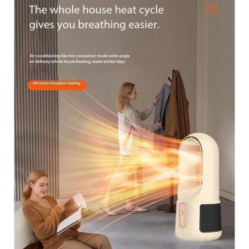 Bladloze ventilator - ULISEM - Stil - Draagbaar - 6 snelheden 2