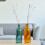 Glasvase im Vintage-Stil, einzelne Knospe 6