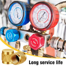 1/4 Bördelkappe, Rund, Messing mit Neopren-O-Ring-Dichtung, HVAC-Ventilkappe, 75 Stück