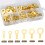Messingisolierte Crimp-Ringkabelschuhe, Flachsteckverbinder-Set, 150 Stück 2